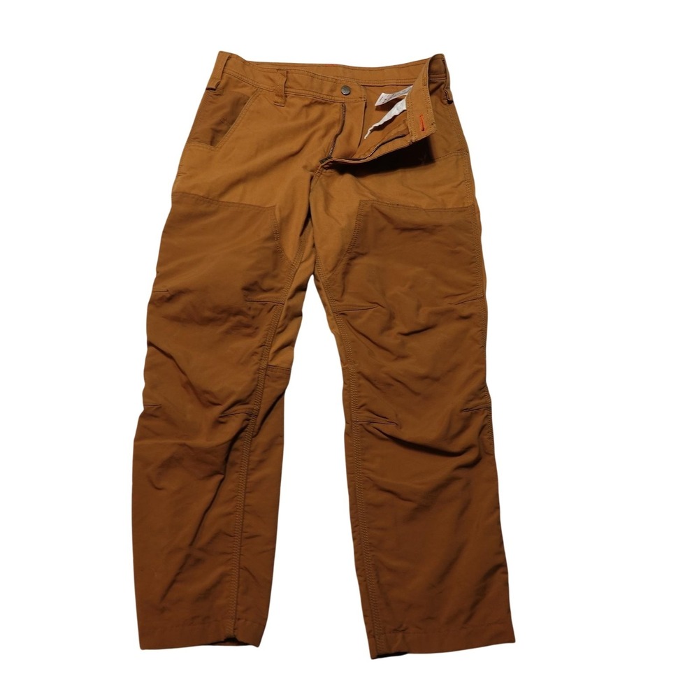 Carhartt Pants Mens 36x30 Brown Relaxed Fit Canvas Workwear Carpenter Pockets